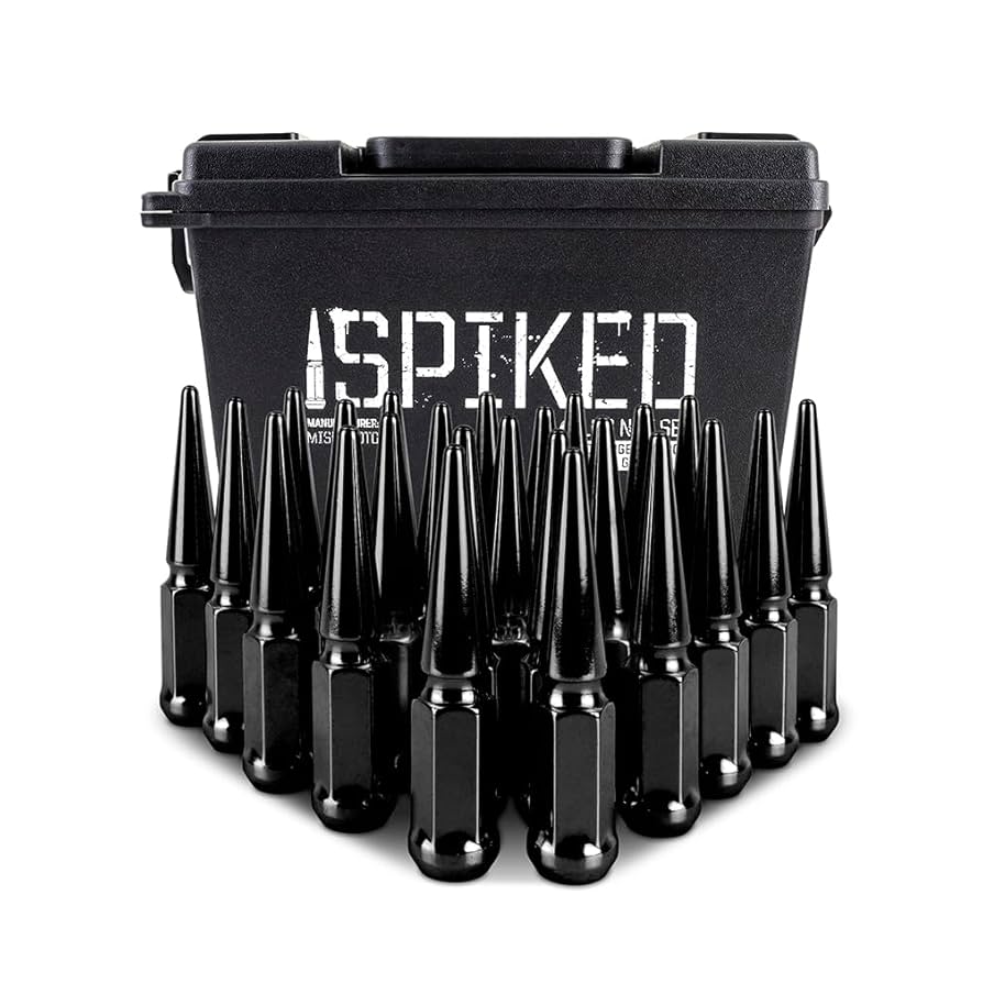 Michiyo⭐　　 Mishimoto Spiked Lug Nuts, M12x1.5, 24-PC Set | Mishimoto